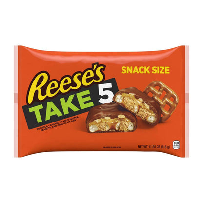Take5 Snack Size Candy Bars 0.55 Ounces (Pack of 2 Pounds)