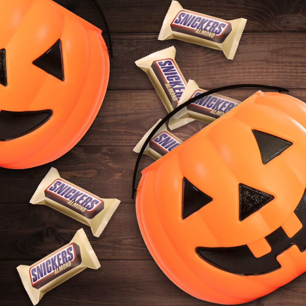 SNICKERS Almond Fun Size Chocolate Bars Individually Wrapped, 10.23 oz