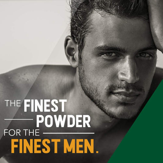 Clubman Reserve Whiskey Woods Finest Powder – Classic Men's Body Powder for Men, Refreshing Talc-Powder for Odor & Sweat Control, Barbershop Scent, 9 oz
