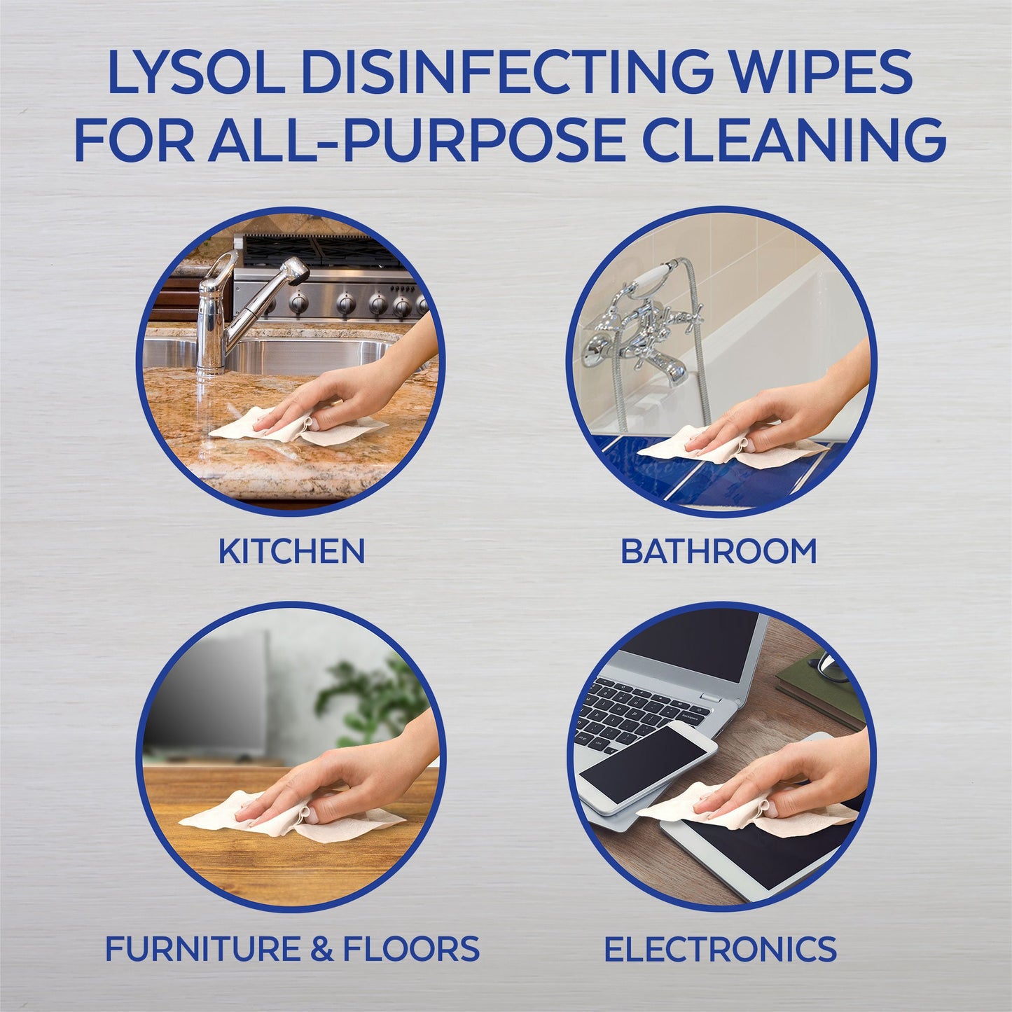 Lysol Disinfecting Wipes, On the Go Travel Size, Lemon Scent, 15ct each, 48 Pack