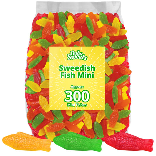 Swedish Mini Fish Gummy Candy Bulk Bag