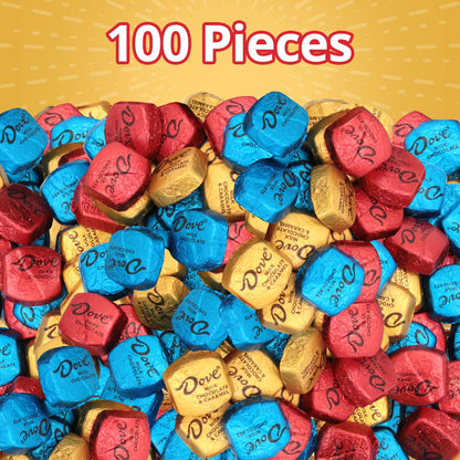 Chocolate Variety Pack, Dovechocolates Individually Wrapped Bulk Approx 100pcs, Ideal Dovepromises for Snacking, Sharing and Gifting, Perfect for Satisfying Every Chocolate Lover’s Craving