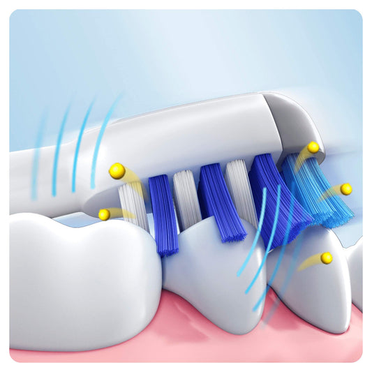 Oral-B Trizone Toothbrush Heads Replacement Refills for Electric Rechargeable Toothbrush, Bristles Sweep in-Between Teeth for a Deep Clean, Pack of Two