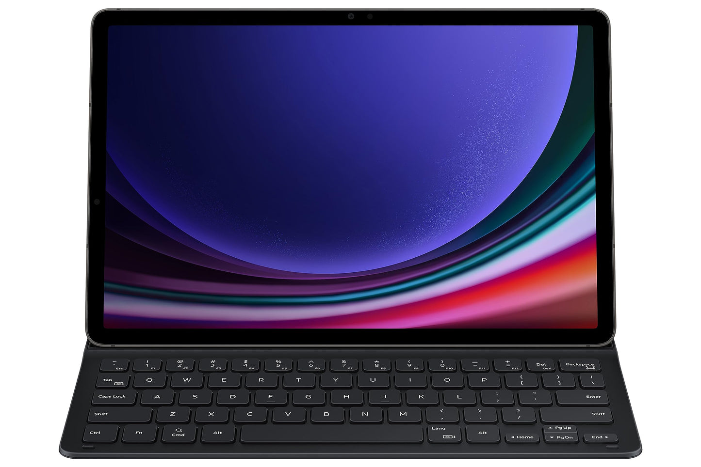Samsung Galaxy Tab S9 FE Book Cover Keyboard Slim, Tablet Protector Case, Thin and Lightweight Design, Magnetic Back, PC-Like Experience, Wireless Keyboard Sharing, US Version, Black