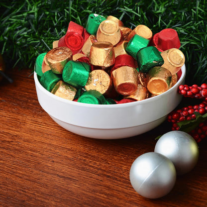 Candy Creamy Caramels Wrapped in Rich Chocolate, 1lb Pack of Christmas Candy Bulk, Delicious Christmas for Gifting, Perfect Christmas Chocolate Mix for Christmas Stocking Stuffers