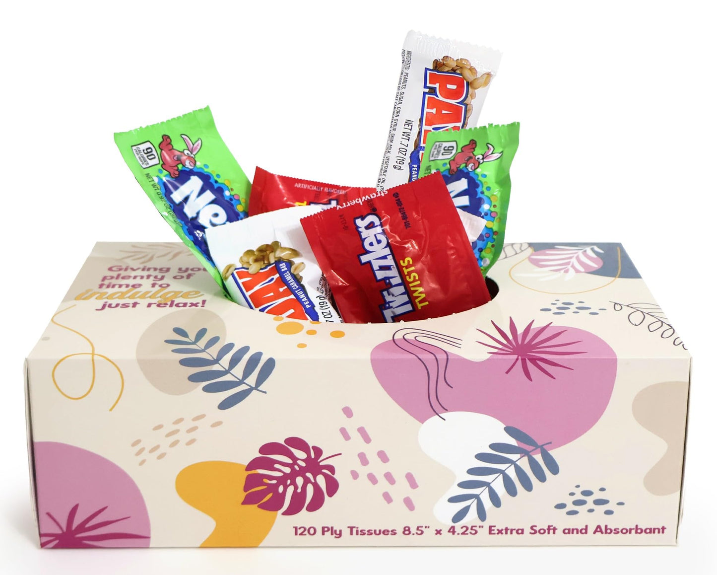 Tissue Box Filled With Candy Halloween Surprise Prank - Funny Toilet Prank for Men, Women, Coworkers - Novelty Present for Office, Birthdays, White Elephant, Christmas, Holidays & Parties