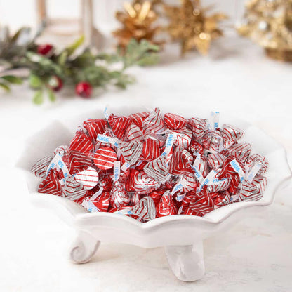 Bulk Milk Chocolate Hugs Candy Bulk - 1 Pound Bag Individually Wrapped Milk Chocolate Swirled with White Creme for Baking, Parties, Candy Buffets, Favors, and Snacks - Approx 100 Pieces