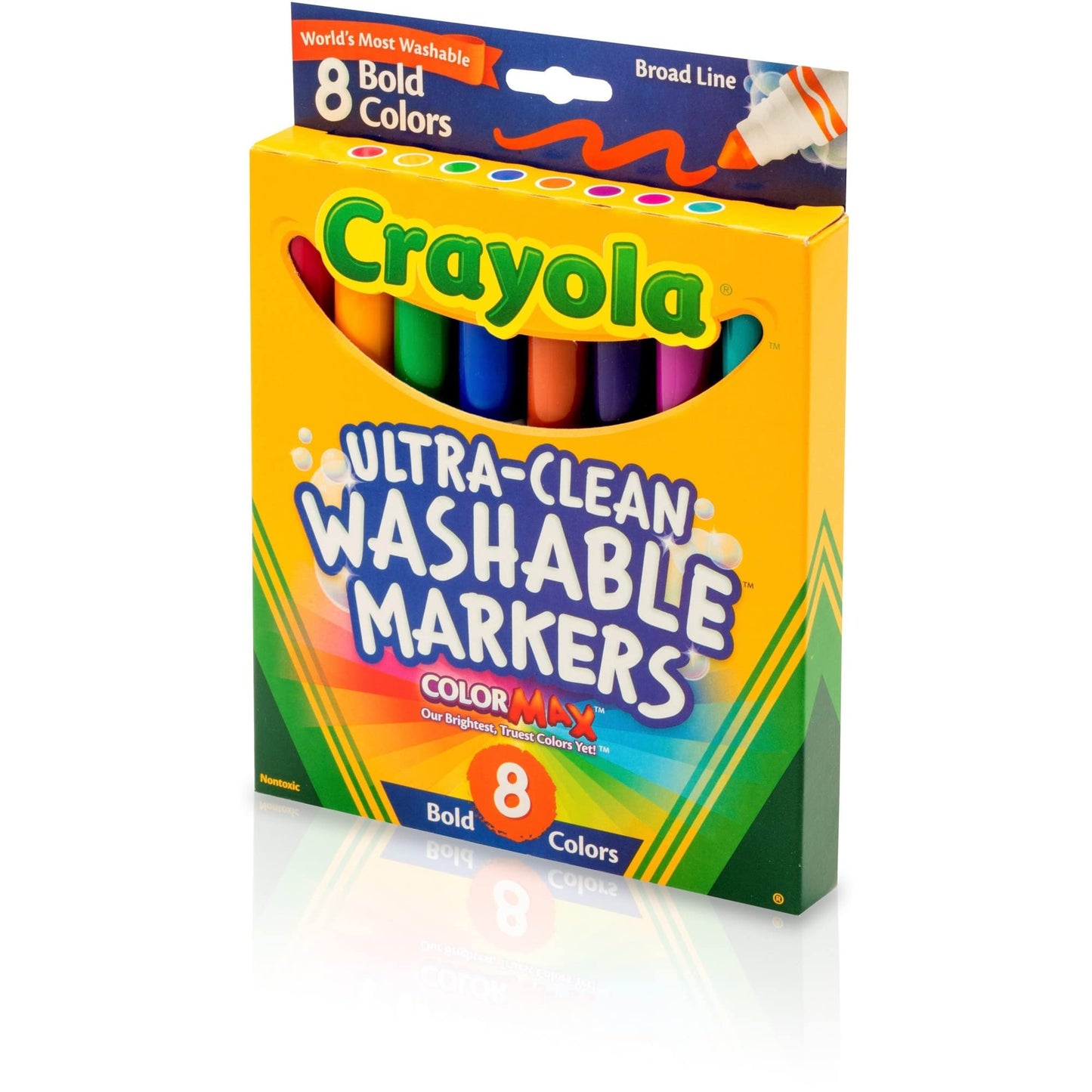 Crayola 8 Ct Bold Broad-Line Washable Markers