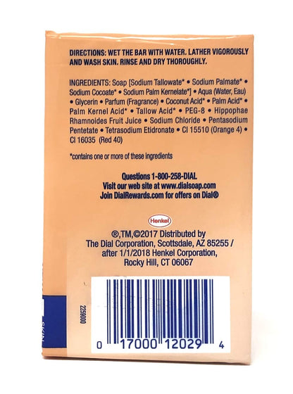 Dial Skin Care Bar Soap, Omega Moisture - 3 pack, 4 oz bars (Pack of 3)