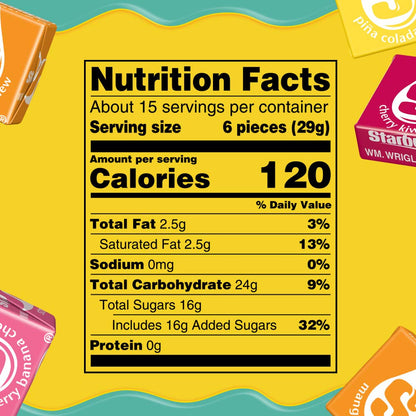Starburst Fruit Chews Candy Sharing Size Resealable Bag, Tropical, 15.6 Ounce