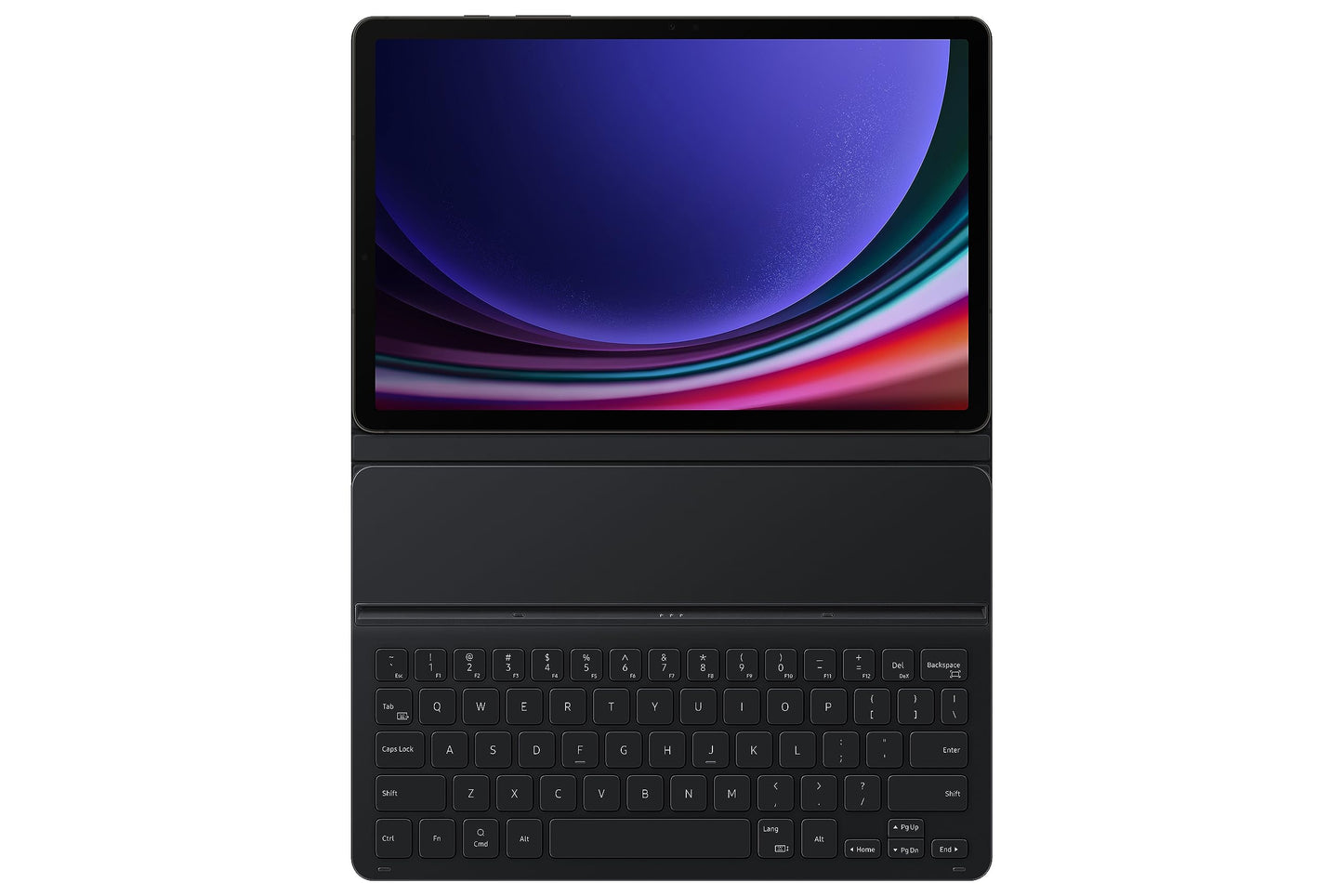 Samsung Galaxy Tab S9 FE Book Cover Keyboard Slim, Tablet Protector Case, Thin and Lightweight Design, Magnetic Back, PC-Like Experience, Wireless Keyboard Sharing, US Version, Black