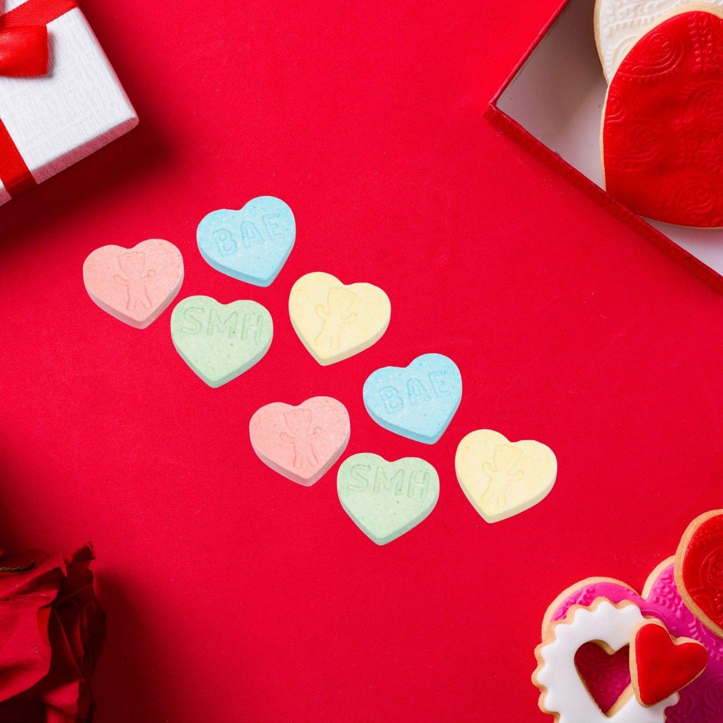 Sour Patch Kids (1) Bag Conversation Hearts Valentine's Day Candy - Sour Then Sweet - 13 oz Bag