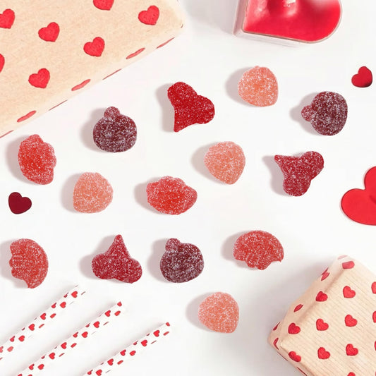 Awesome Red Sour Gummies Candy -2 Pound Bulk Bag, Assorted Red Fruit Flavors, Soft & Chewy Sour Gummy Candy for Parties, Sharing, Candy Bowls & Snacking