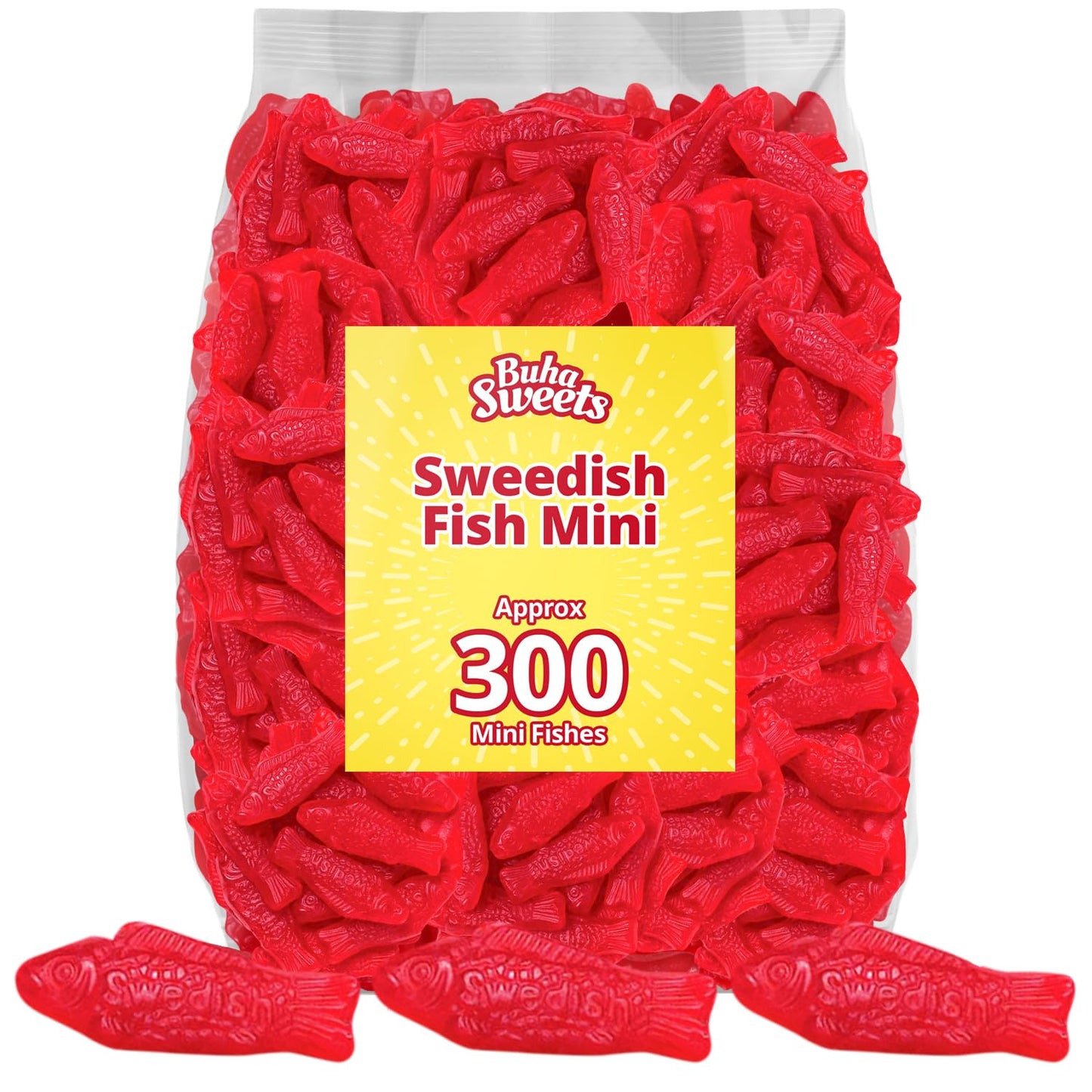 Swedish Mini Fish Gummy Candy Bulk Bag