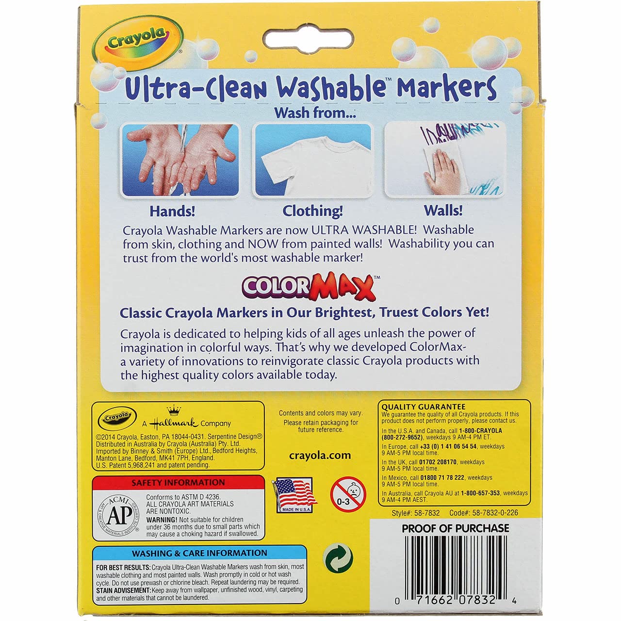 Washable Broad Point Markers (8/Set) [Set of 2]