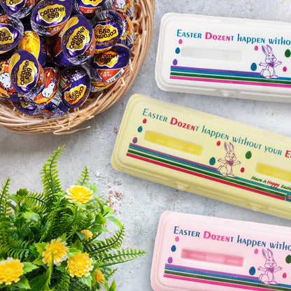 Easter Caramel Eggs in Dozen Cartons, 3 Dozen Cartons Total of 36 Cad Bury Eggs, Great for Egg Hunt, Perfect for Easter Baskets and Seasonal Gifting