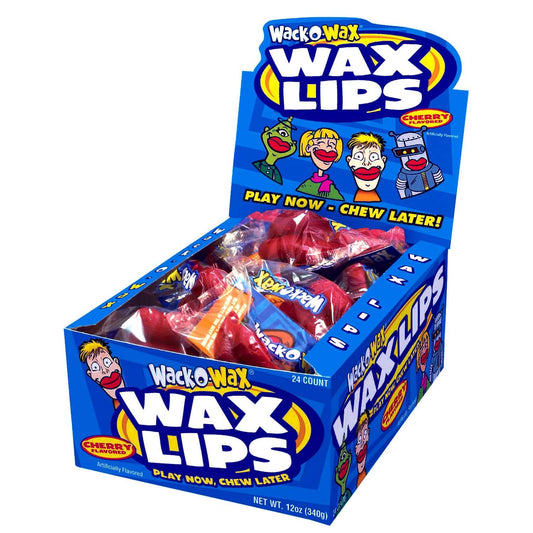 Tootsie Roll Wack-O-Wax 24-Count Box, Cherry Flavor