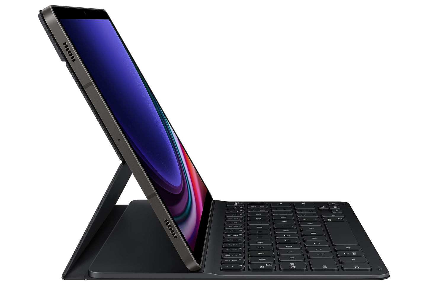 Samsung Galaxy Tab S9 FE Book Cover Keyboard Slim, Tablet Protector Case, Thin and Lightweight Design, Magnetic Back, PC-Like Experience, Wireless Keyboard Sharing, US Version, Black