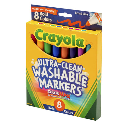 Crayola 8 Ct Bold Broad-Line Washable Markers