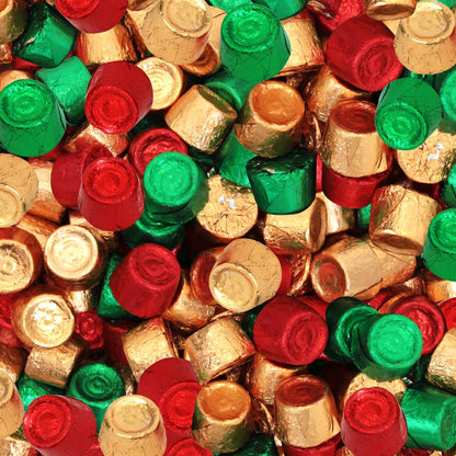 Candy Creamy Caramels Wrapped in Rich Chocolate, 1lb Pack of Christmas Candy Bulk, Delicious Christmas for Gifting, Perfect Christmas Chocolate Mix for Christmas Stocking Stuffers