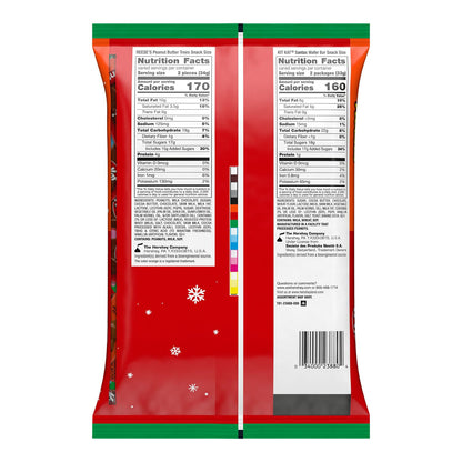 KIT KAT and REESES Assorted Milk Chocolate Snack Size, Christmas Candy Bag, 18.45 oz