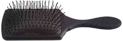 Wet Brush Paddle Detangler Hair Brush Black with Soft Bristles, Perfect Hair Brush for Men, Women and Kids, Detangler for All Hair Types - Blackout