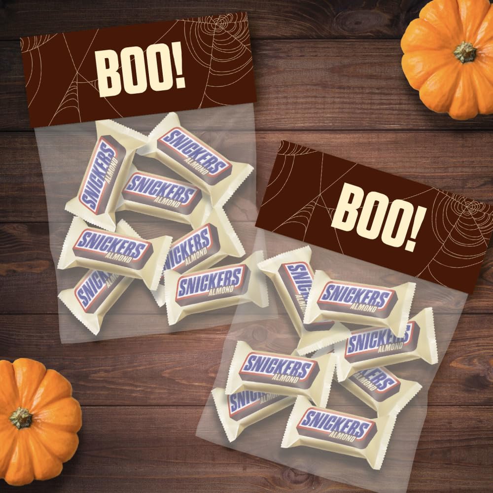 SNICKERS Almond Fun Size Chocolate Bars Individually Wrapped, 10.23 oz
