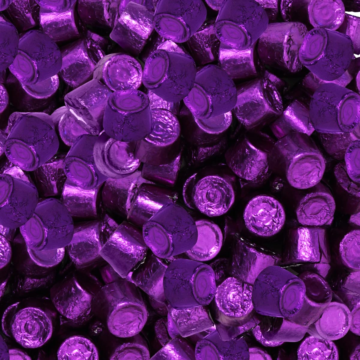 Dark Chocolate Filled Salted Caramel 1lb Pack of Candy Individually Wrapped, Premium Purple Candy for All Occasions.
