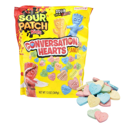 Sour Patch Kids (1) Bag Conversation Hearts Valentine's Day Candy - Sour Then Sweet - 13 oz Bag
