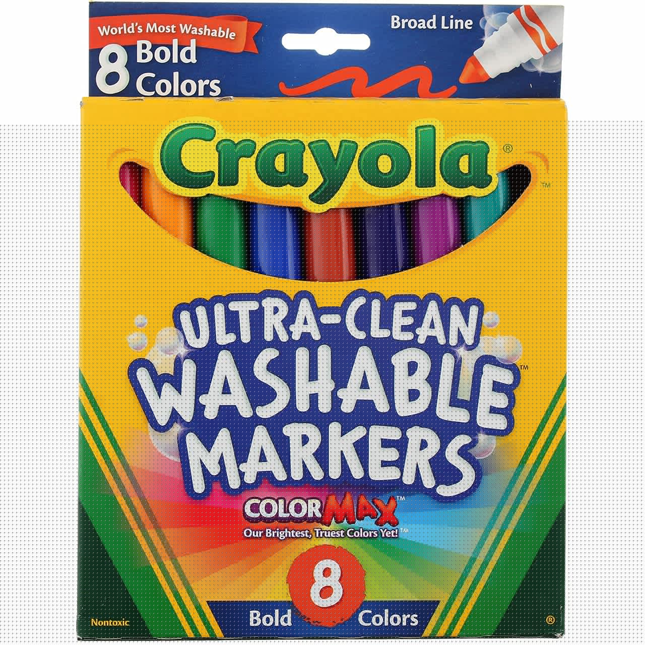 Washable Broad Point Markers (8/Set) [Set of 2]