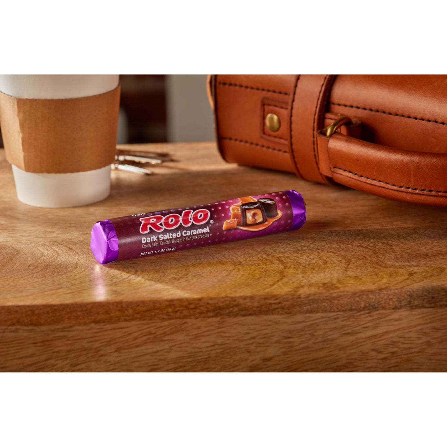 ROLO Dark Chocolate Salted Caramel Candy Rolls, 1.7 oz (36 Count)