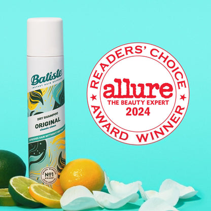 Batiste Dry Shampoo, Original Fragrance Classic Clean, Refresh Hair and Absorb Oil Between Washes, Waterless Shampoo for Added Hair Texture and Body, 5.71 oz