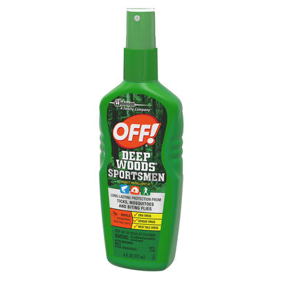 OFF! Deep Woods Sportsmen Insect Repellent Spritz, Bug Spray with Long Lasting Protection from Mosquitoes, 6 oz