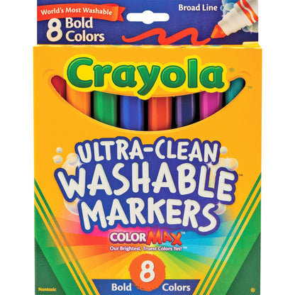 Crayola 8 Ct Bold Broad-Line Washable Markers