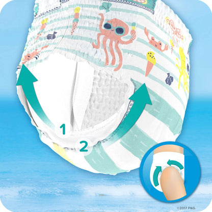 Pampers Splashers Size 4-5 9-15 kg Disposable Swim Diapers for Optimal Protection in Water, 11 Pieces