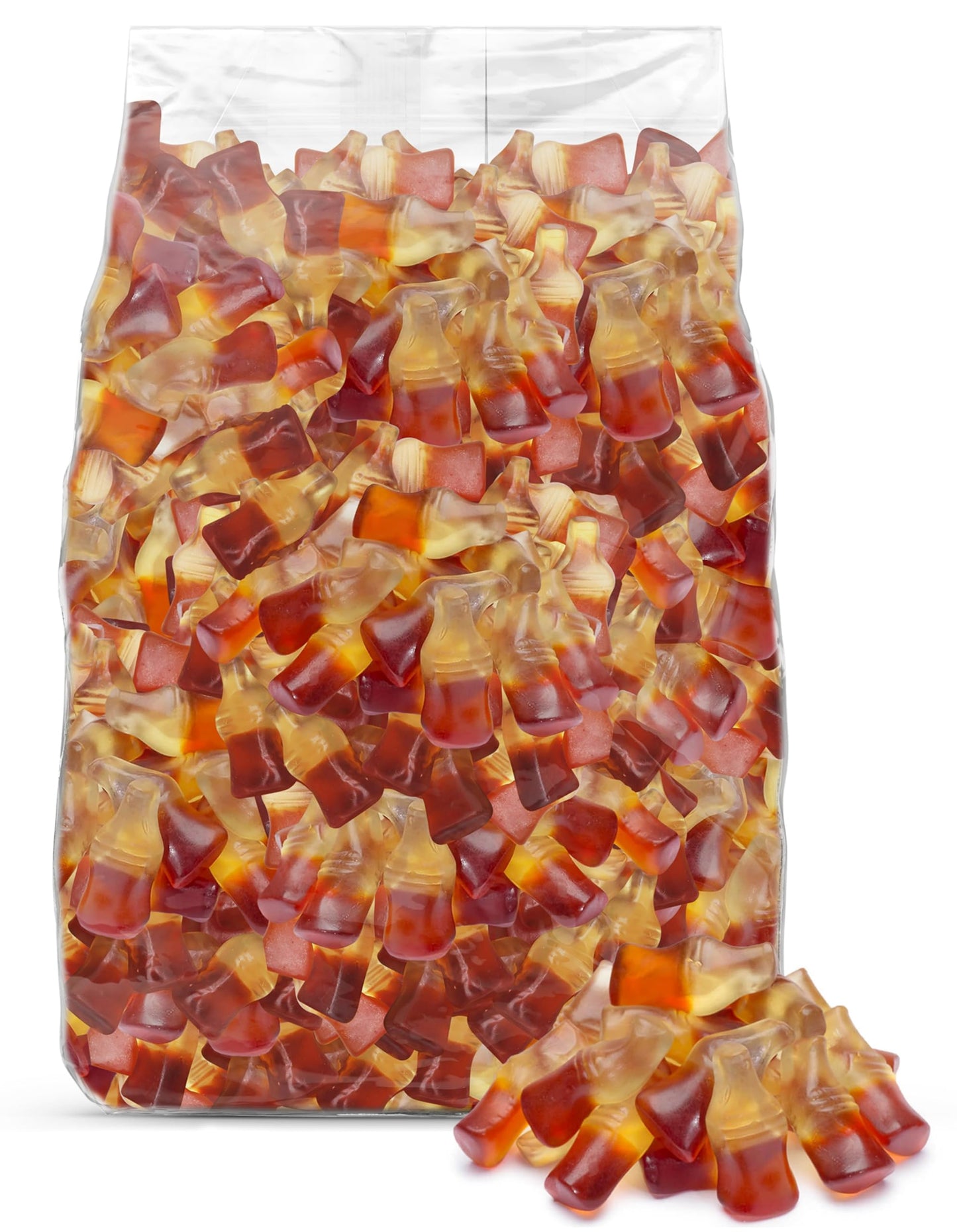 Happy Cola Gummy Candy 2 Pound Bag – Bulk Chewy Cola-Flavored Gummy Bottles Candies for Parties, Candy Buffets, Snacks, and Treats