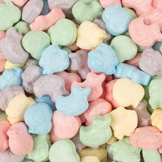 SweetTart Chicks, Ducks & Bunnies Candy - 1lb Assorted Flavors, Sweet & Crunchy Treats for Baby Showers, Party Favors, Egg Stuffers, Basket Fillers & Snacks - Approx. 300 Candies