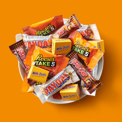 Hershey Assorted Caramel Flavored Snack Size, Candy Party Pack, 32.08 oz