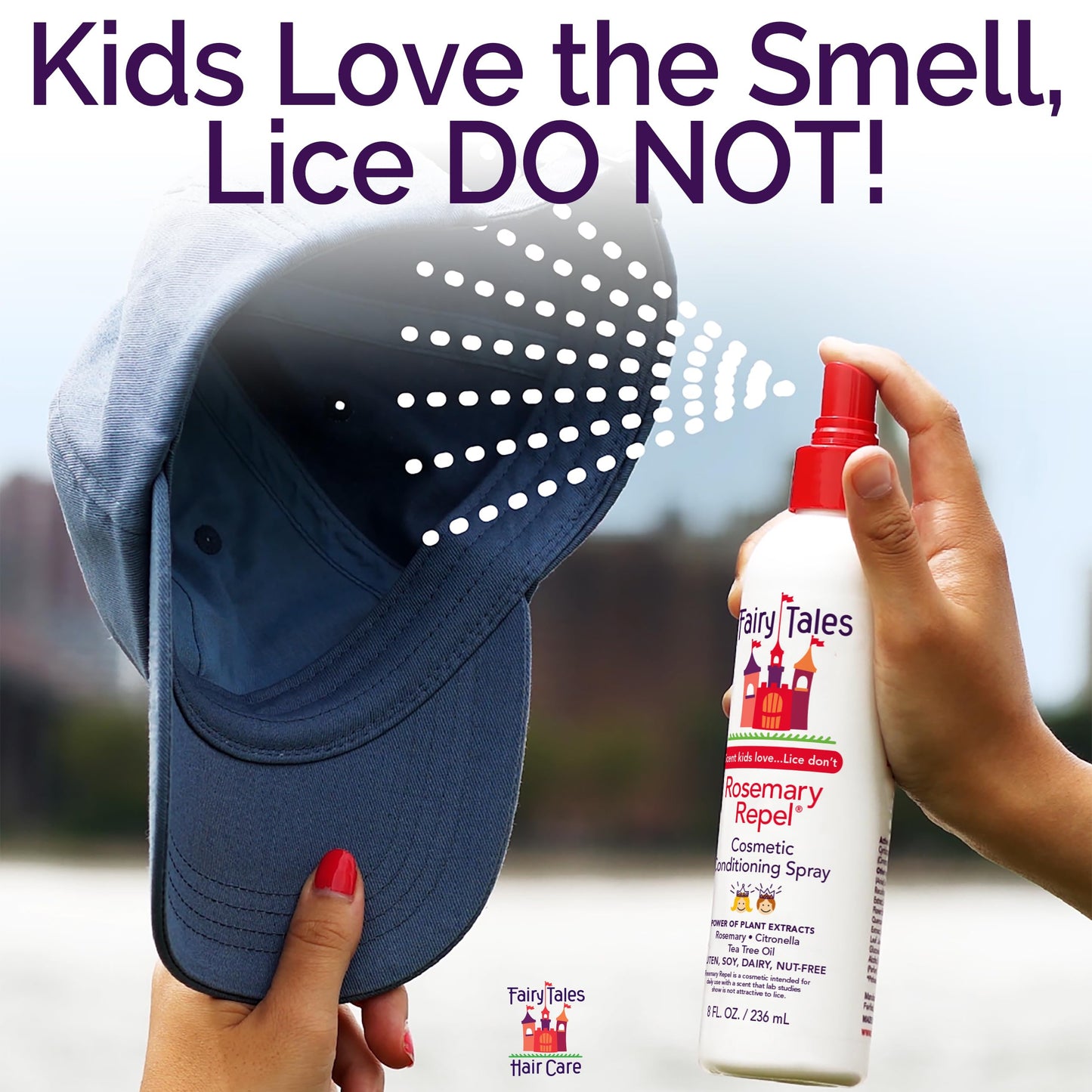 Fairy Tales Rosemary Repel Daily Kids Conditioner– Kids Like the Smell, Lice Do Not, 8 fl oz. (Pack of 1)
