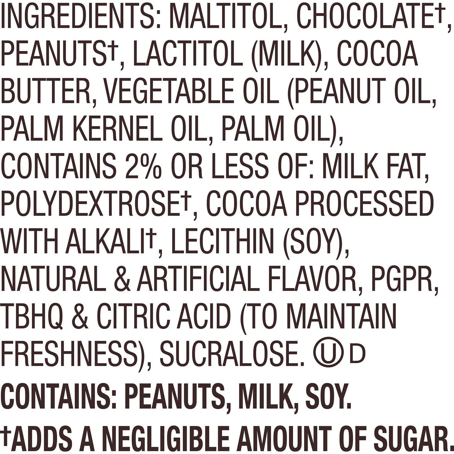 Reese's Zero Sugar Miniatures Dark Chocolate Peanut Butter Cups 5.1 oz Bag - Chocolate Candy & Peanut Butter