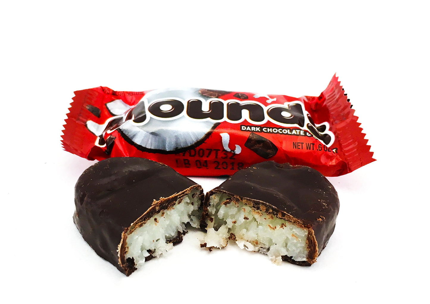 Mounds Dark Chocolate Coconut Filled Snack Size Treats, 0.6 Ounce (Pack of 3 Pounds)