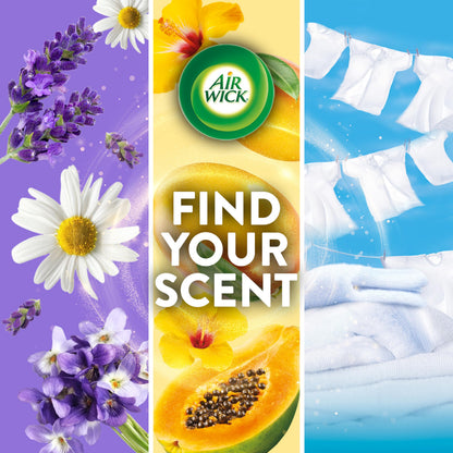 Air Wick Plug In Scented Oil Refill, 10ct, Vanilla and Pink Papaya, Air Freshener, Essential Oils
