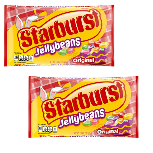 Starburst Jelly Beans – 2-Pack Original Jelly Beans – Sweet Fruit Jelly Candy for Snacking – Delicious Tasting Candy