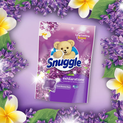 Snuggle Exhilarations in Wash Laundry Scent Booster Pacs, Lavender & Vanilla Orchid, 20 Count