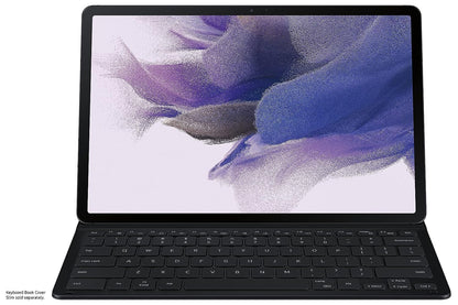 SAMSUNG Tablet Keyboard Cover, Protective Case for Galaxy Tab S8+, S7 FE, S7+ Lite w/ Large Key Sizes, S Pen Holder, Slim, Sturdy, Ultra Lightweight, US Version, Black Balck