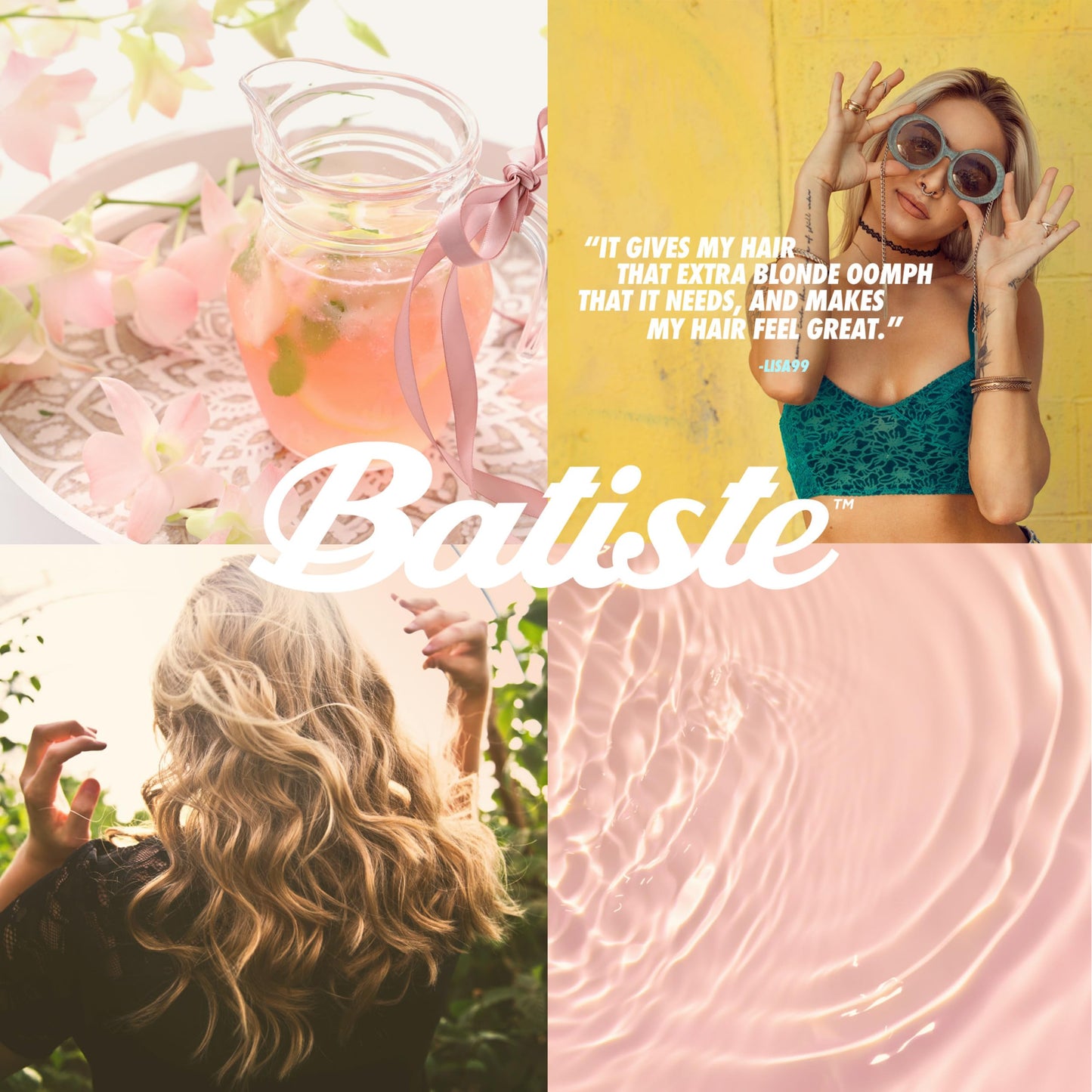 Batiste Dry Shampoo for Blonde Hair, Refresh Hair and Absorb Oil Between Washes, Waterless Shampoo for Added Hair Texture and Body, 5.71 oz