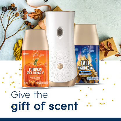 Glade Automatic Spray Refill, Air Freshener for Home and Bathroom, Pumpkin Spice Things Up, 6.2 Oz, 2 Count