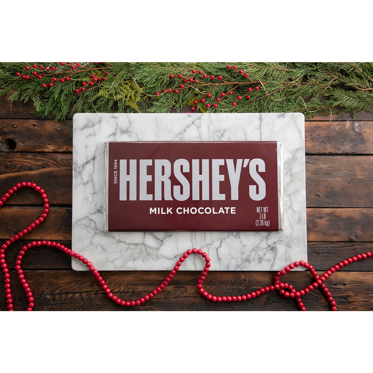 HERSHEY'S Milk Chocolate Candy, Holiday, 3 lb Bulk Bar