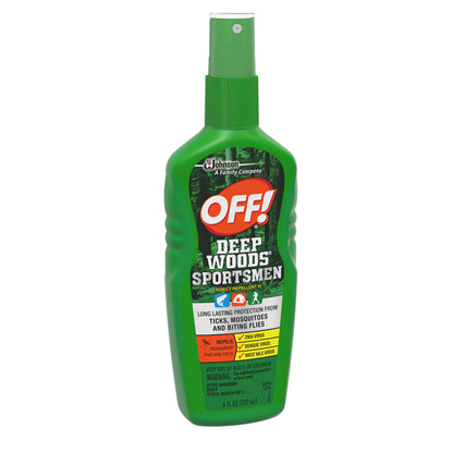 OFF! Deep Woods Sportsmen Insect Repellent Spritz, Bug Spray with Long Lasting Protection from Mosquitoes, 6 oz