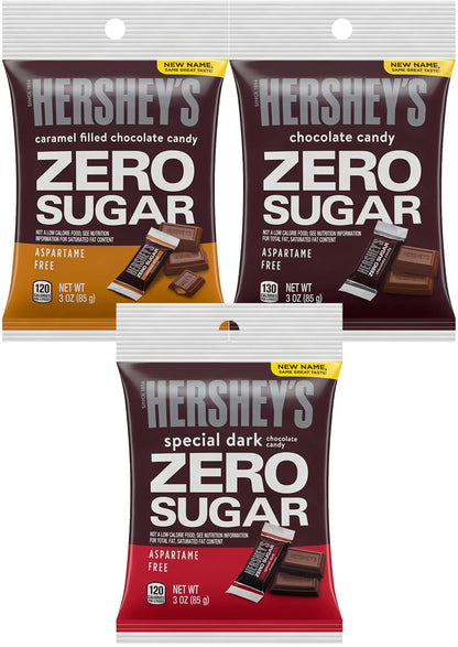 Hershey's Sugar Free Variety Pack, 3-Count, 3-Ounce Bags